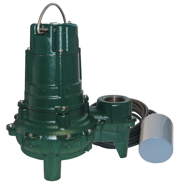 Waste-Mate 2 in. 115V 9.4A 1/2 hp 128 gpm NPT Cast Iron Sewage Pump